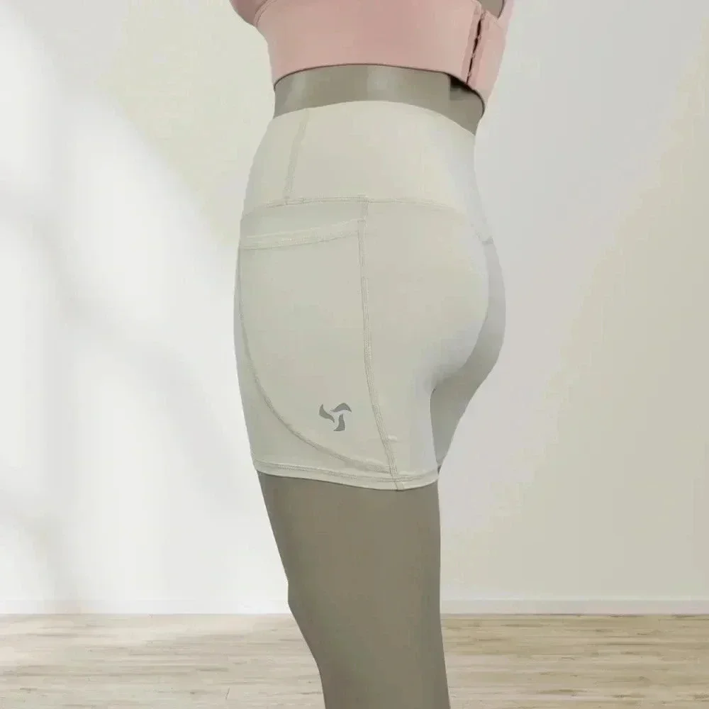 Pedigree eMPWR Women High-Waist Workout Shorts | Dual Pockets | No Front Seam - Picture 1 of 5